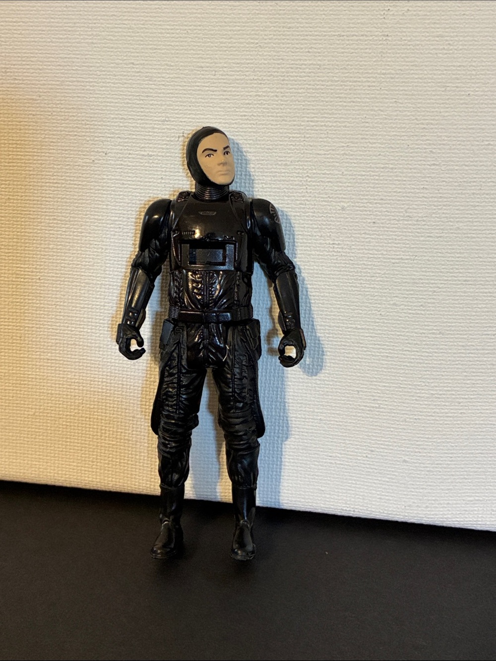 Star Wars Black Action Figure with Pale Head